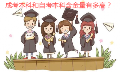 成考本科和自考本科含金量有多高？